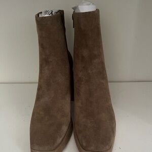 Dolce Vita Tan Suede Ankle Booties
